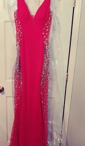 Red jersey jasz Couture size 6